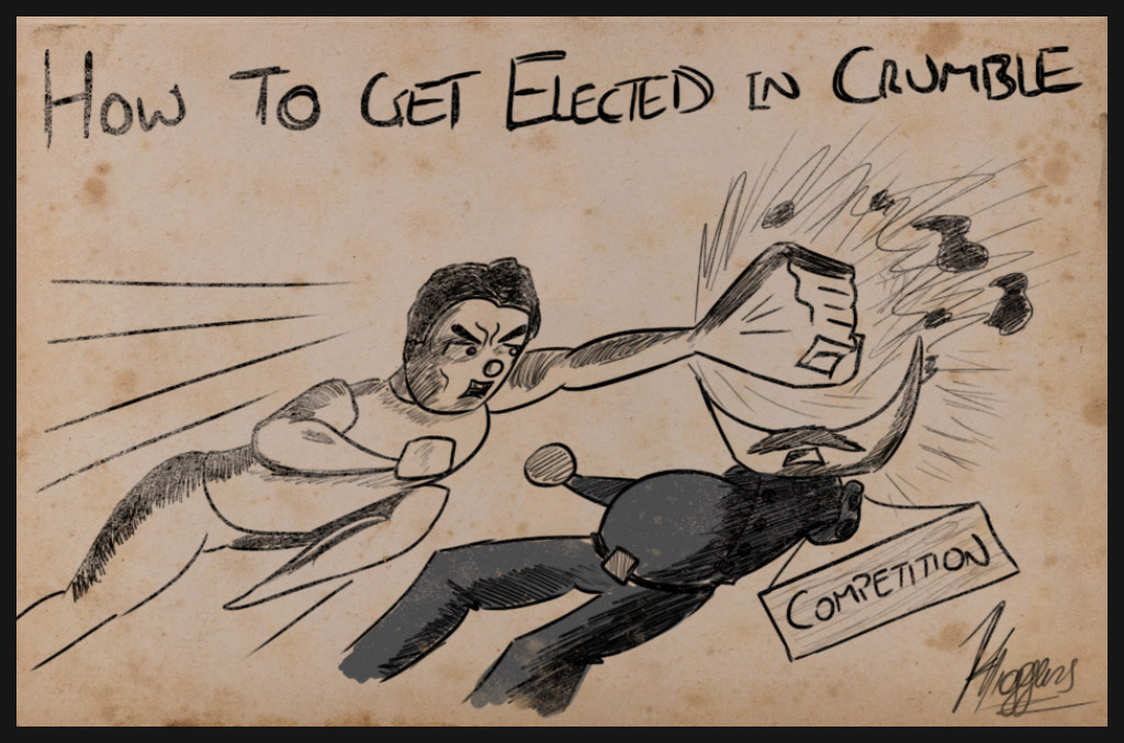 How to get elected in Crumble [CARTOON] – The Crumble Bulletin